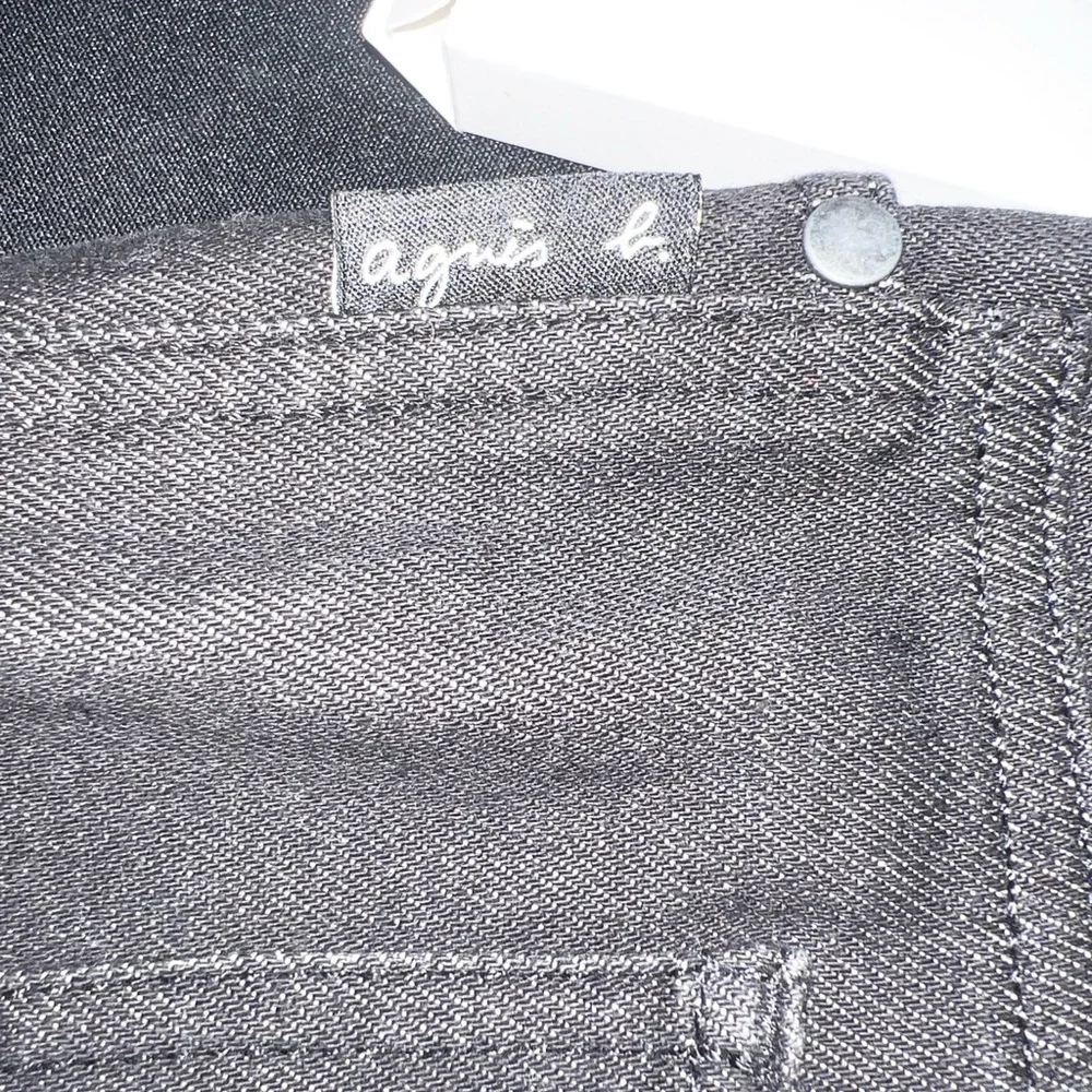 Agnes b. Paris black Straight-Leg relaxed dark wash Jeans